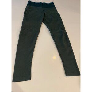 Outdoor Voices Womens High-Waist Striped Leggings Size S Recycled Nylon Blend Gr